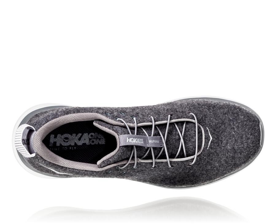 Hoka Australia One One Hupana Flow Wool - Mens Running Shoes Grey - THQRN-4532